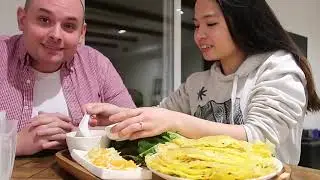 Vlog 217| Đổ Bánh Xèo Chiêu Đãi Người Đàn Ông Của Đời Tôi