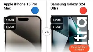 🍎iPhone 15 Pro Max Vs Galaxy S24 Ultra | Gaming Performance | #techreview #mobilereview #smartphone