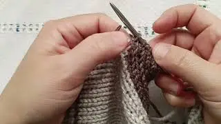 My METHOD for knitting a button band to a garment / How I attach a button band to a front panel 🧶...