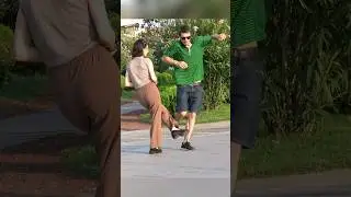 😳 She kicked him 🤯 Crazy Girl Prank #prank #crazygirl