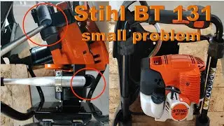 Stihl BT 131 auger brake lever problem #augerdrilling #stihl #diy