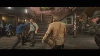 Red Dead Redemption 2 - Mission #8 - Americans at Rest (First-person walkthrough)