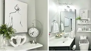 Bathroom decorating ideas on a budget - Above the toilet area
