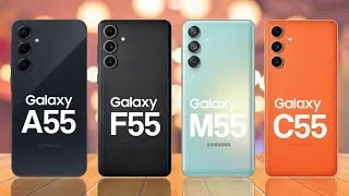 Samsung Galaxy A55 5G Vs Samsung Galaxy F55 5G Vs Samsung Galaxy M55 5G Vs Samsung Galaxy C55 5G