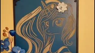 Luna portrait engraved - artwork by Vird-Gi