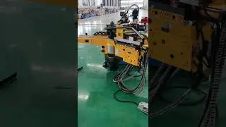 Tube bending machine. Universal, with hole punching unit.