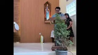 Mazmur Tanggapan (Edisi Baru) Minggu Biasa ke-XXI - Perdana Menyanyikan Mazmur di mimbar.