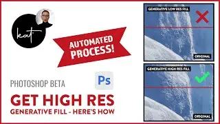 Photoshop Beta & 2024: Get High Res Generative Fill – Here’s How! Automated!