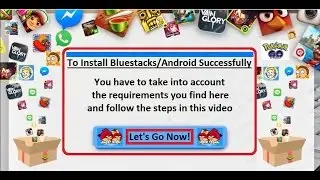 Bluestacks/Android Installation on PC/Laptop And how to make it FASTER!!