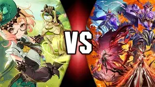 Emilie VS Fatui Harbingers || #genshinimpact