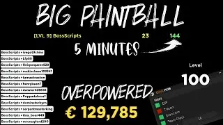 Overpowered Big Paintball Aimbot | Roblox Exploiting