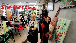 Star Wars Camp Recap | Meet Darth Vader + Creative Art Projects at Bash & Design