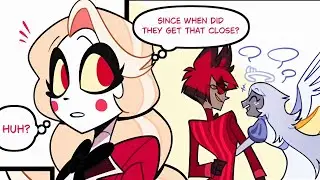 Charlie Is Jealous!😏Alastor X Charlie❤️Hazbin Hotel Comic Dub