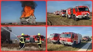 Heidebrand 24- Feuerwehr Großübung auf dem TrÜbPl Klietz