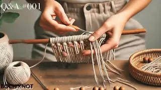 Q&A #001 - Struggling Hiding Loose Macrame Cords? Here’s How to Tuck Them Away