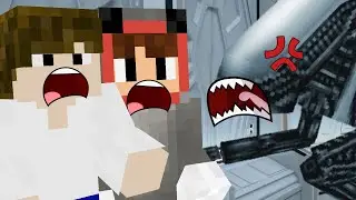 HUNTED BY AN ALIEN In Minecraft!
