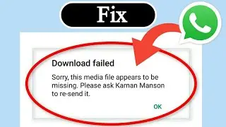 How to fix sorry this media file appears to be missing