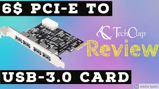 6$ PCI Express to USB 3.0 Card