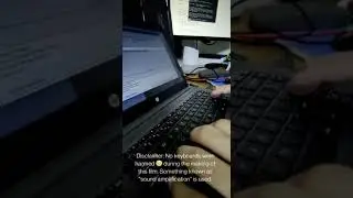 Generating Music from Error Sound: Coder on Laptop. 