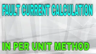 fault current calculation in power system