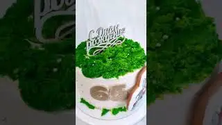 Торт с трактором)