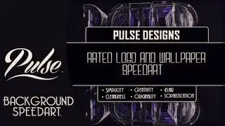 Rated // Logo & Background/Wallpaper Speedart