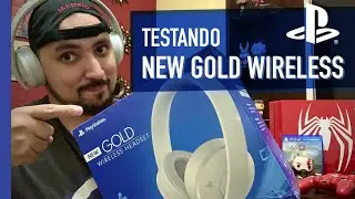 Testando e Respondendo Dúvidas: NEW GOLD WIRELESS WHITE para Playstation 4.