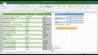 Extracting First, Middle, & Last Names