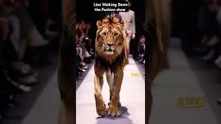 Lion Walking Trending Video #shorts #funnyvideo #Lion #funnyshorts