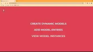 Django Dynamically Create Models - Django Dyno UI