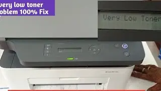 Very low toner HP 136a printer error fix. HP printer issue