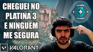 CHEGUEI NO PLATINA 3!!! - RUMO AO DIAMANTE !!! - VALORANT GAMEPLAY