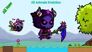 All Animals Evolution With New Valentines Reaper And Pet (EvoWorld.io)