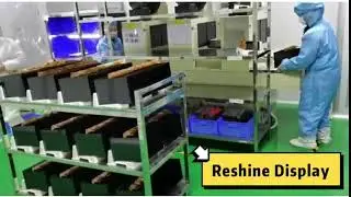 10.1 inch 1280x800 TFT LCD Display with Capacitive touch screen by OCA bonding from Reshine Display