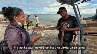 Big Data ba Peskas Artezanal sira iha Timor-Leste [Tetum Sub]