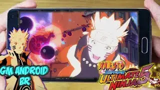 NARUTO ULTIMATE NINJA 5 PARA ANDROID - EMULADOR DE PS2)