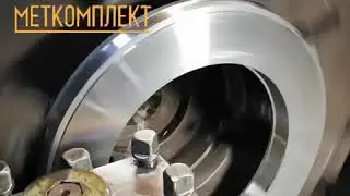Токарная обработка сквозной части обтюратора
