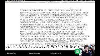 Fontathon: Type Design Live Stream!