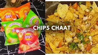 Crispy Chips Chaat Recipe | Lays Chaat | EVENING SNACK | Indian Street Food | ( 2 Mins recipe )
