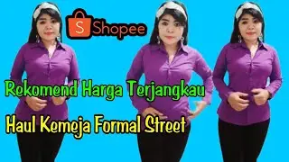 Shopee Haul Kemeja Wanita Street Rekomend