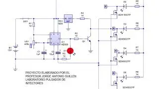 Diagrama de laboratorio de lavado de inyectores. JAG
