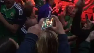 Will Grigg's on fire in Laverys Belfast