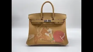 Hermes — Birkin 25cm Biscuit In & Out Limited Edition Swift PHW