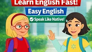 Learn English Fast with Fun Cartoon.Daily Conversation for Beginners”Learn Everyday English in 5m