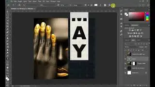How to create a text clipping mask with an image