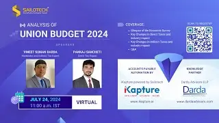 Analysis of Union Budget 2024 I Expert Analysis & Key Takeaways I Sailotech I iKapture