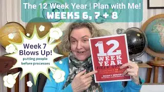 The 12 Week Year | Plan with Me! | Week 7 Complete Blow Up, but Week 8 will be Better