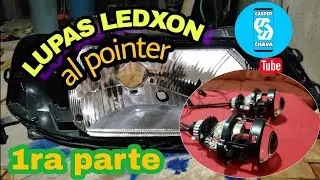 Lupas #ledxon #retrofit en el pointer / casper chava - 1ra parte