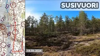 Headcam Orienteering: Susivuori, Finland