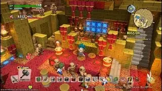 DRAGON QUEST BUILDERS 2 pegando itens para o Golden bar